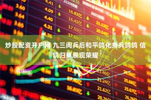 炒股配资开户网 九三阅兵后和平鸽化身兵鸽鸽 信鸽归巢展现荣耀