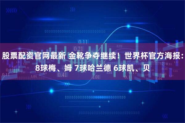 股票配资官网最新 金靴争夺继续！世界杯官方海报：8球梅、姆 7球哈兰德 6球凯、贝
